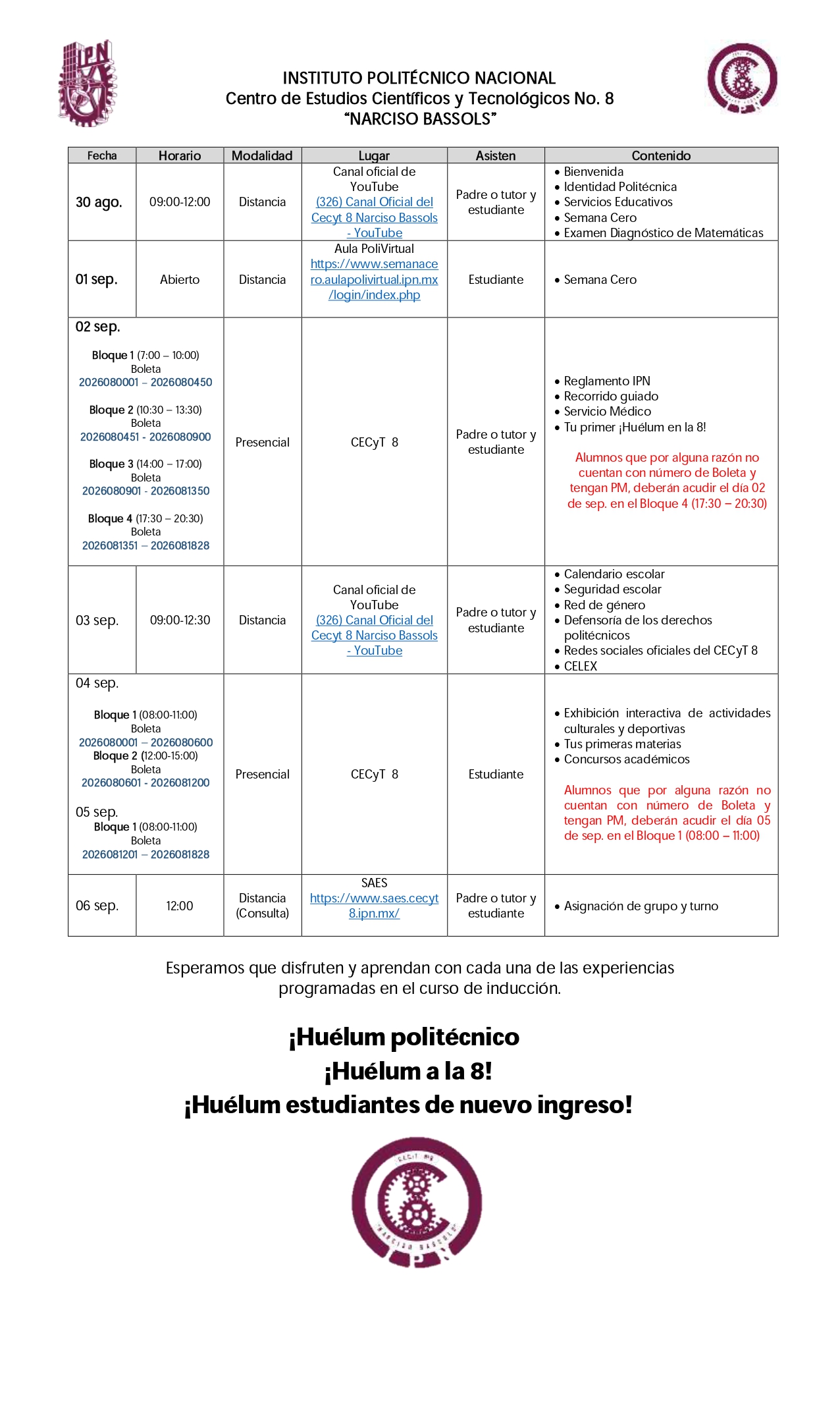 Programa inducción 2025